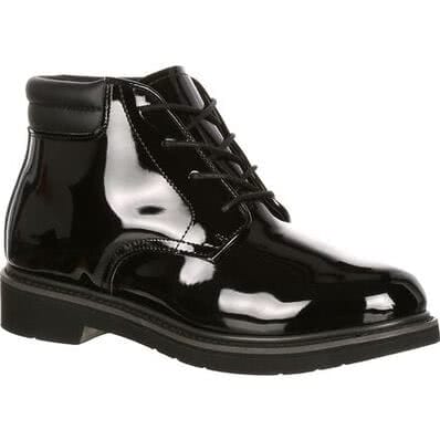Rocky International 5" Dress Leather High Gloss Chukka Boots - Clothing & Accessories